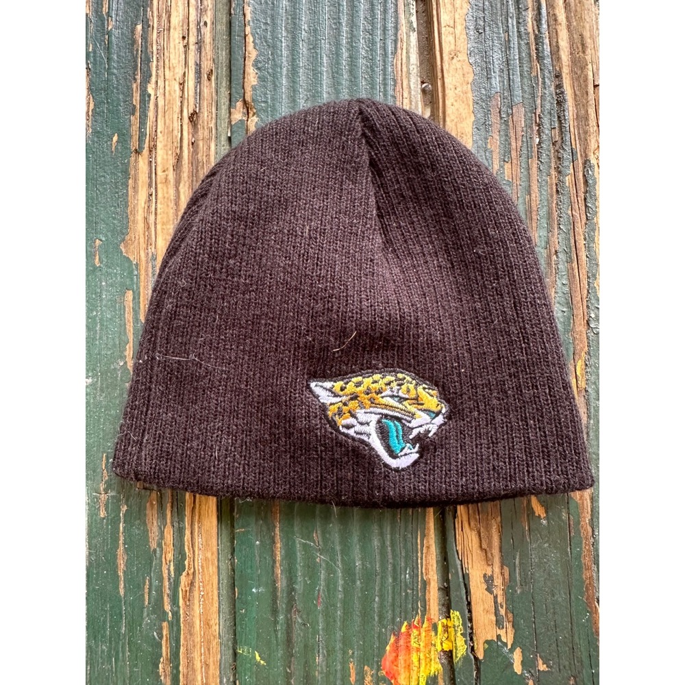 New Era Jacksonville Jaguars Kids Beanie Hat Black Mini Jaguars Fan Knit Cap